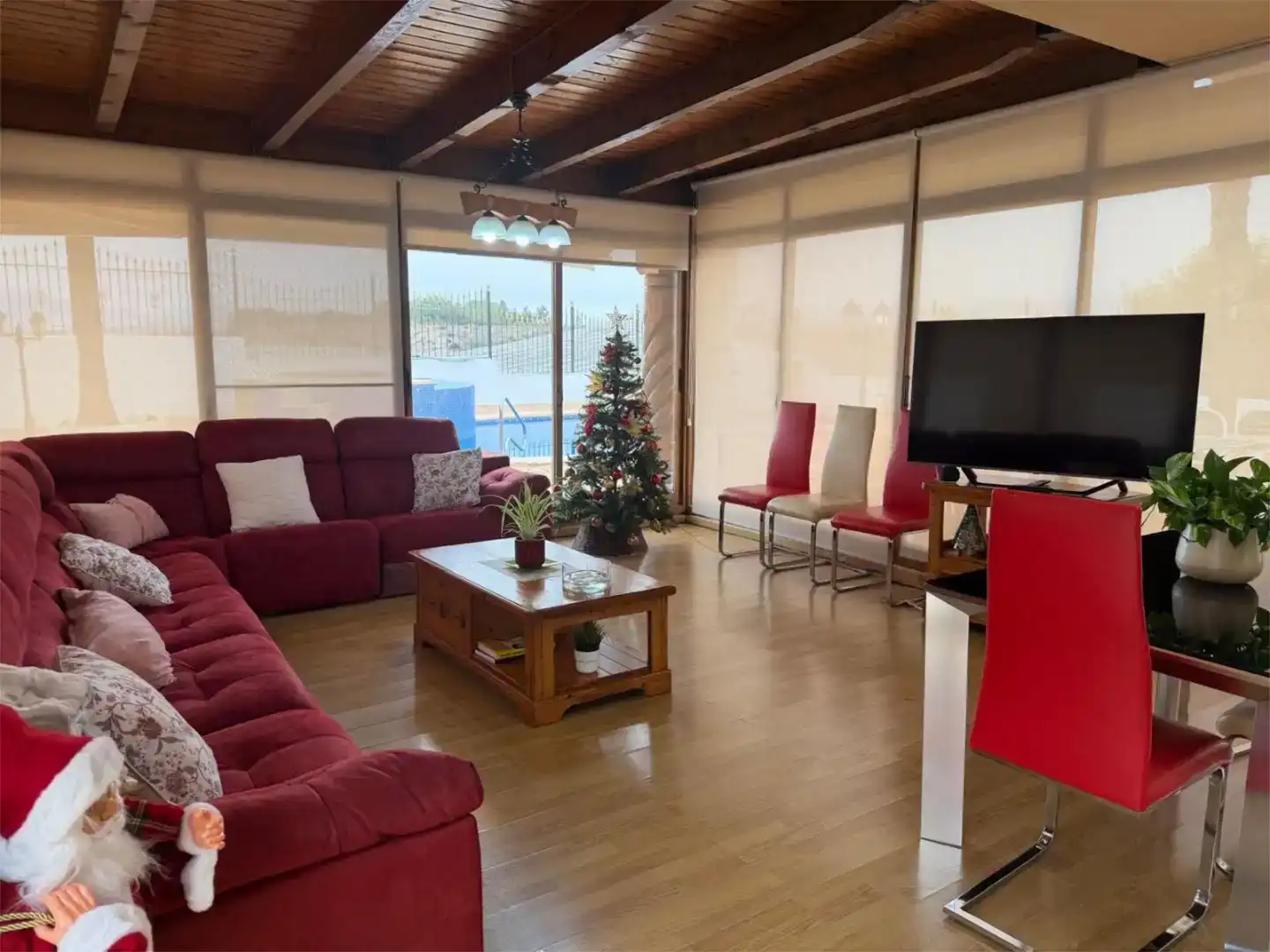 Sala de estar de Piso en venta en Molina de Segura con Aire acondicionado, Jardín privado y Parquet