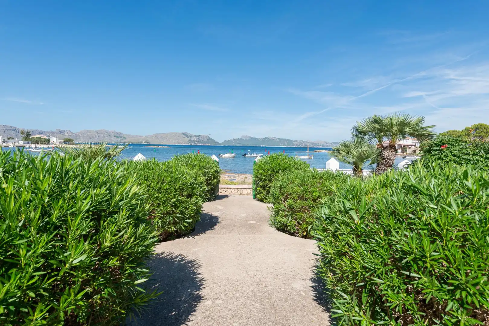 Jardí de Casa o xalet de lloguer en Alcúdia amb Aire condicionat, Terrassa i Moblat