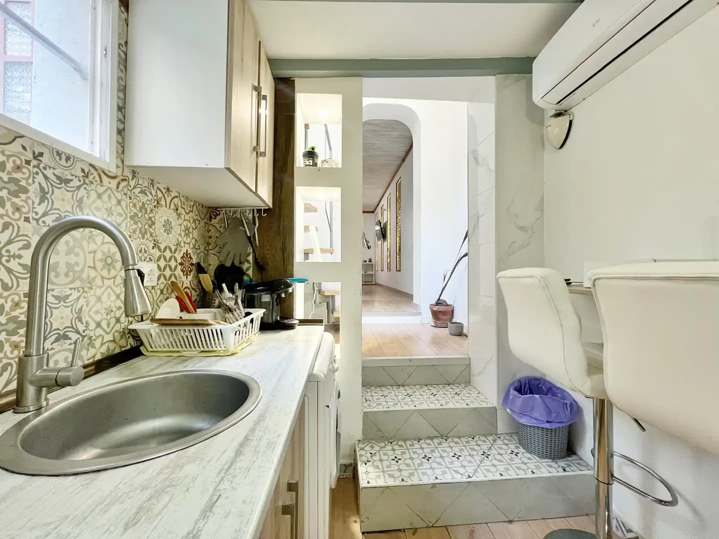 Cocina de Piso en venta en  Barcelona Capital con Aire acondicionado, Calefacción y Amueblado