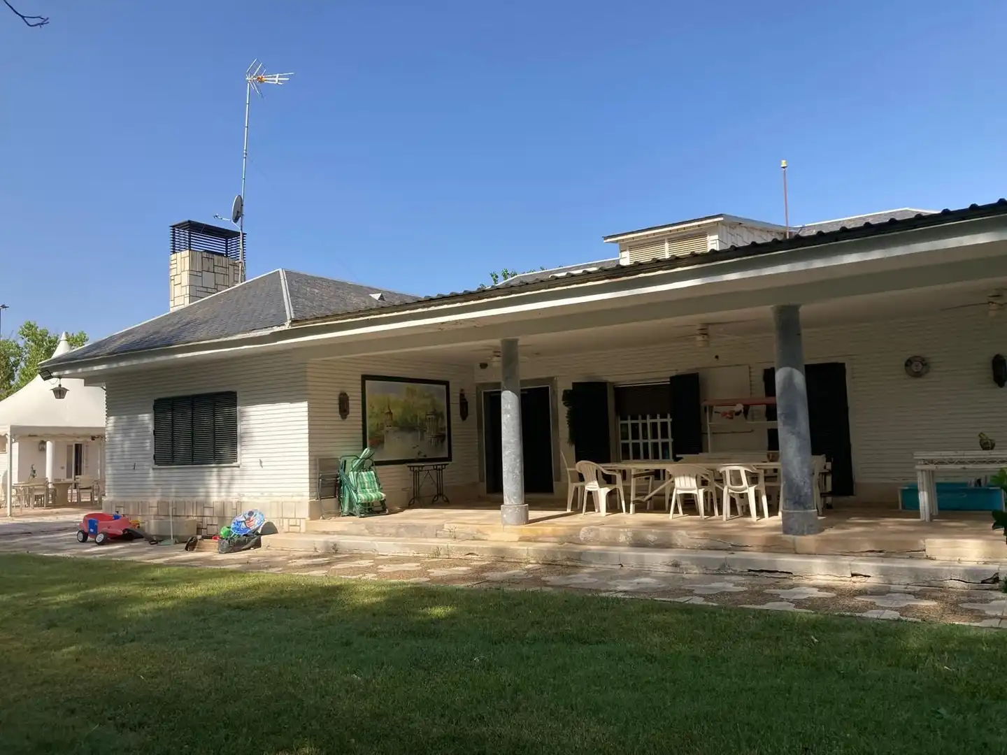 Vista exterior de Casa o chalet en venta en Aranjuez con Jardín privado y Piscina