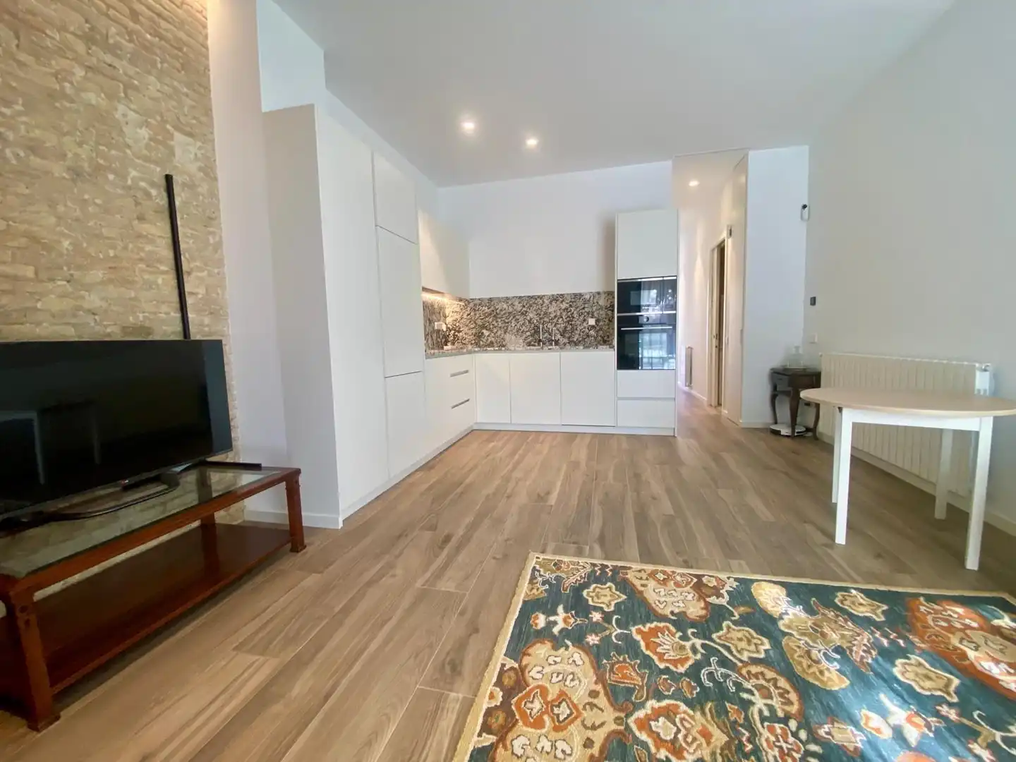 Küche von Erdgeschoss zum Verkauf in Valencia mit Klimaanlage, Heizung und Terrasse