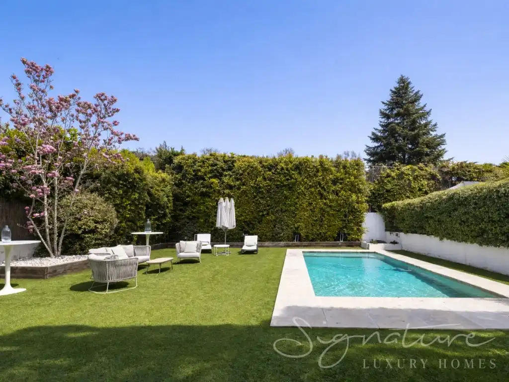 Jardí de Casa o xalet de lloguer en Sant Cugat del Vallès amb Aire condicionat, Piscina i Moblat