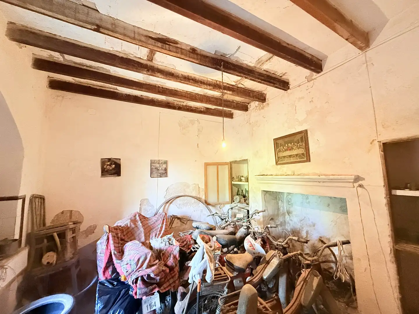 Sala d'estar de Casa o xalet en venda en Santa Margalida amb Jardí privat, Terrassa i Traster