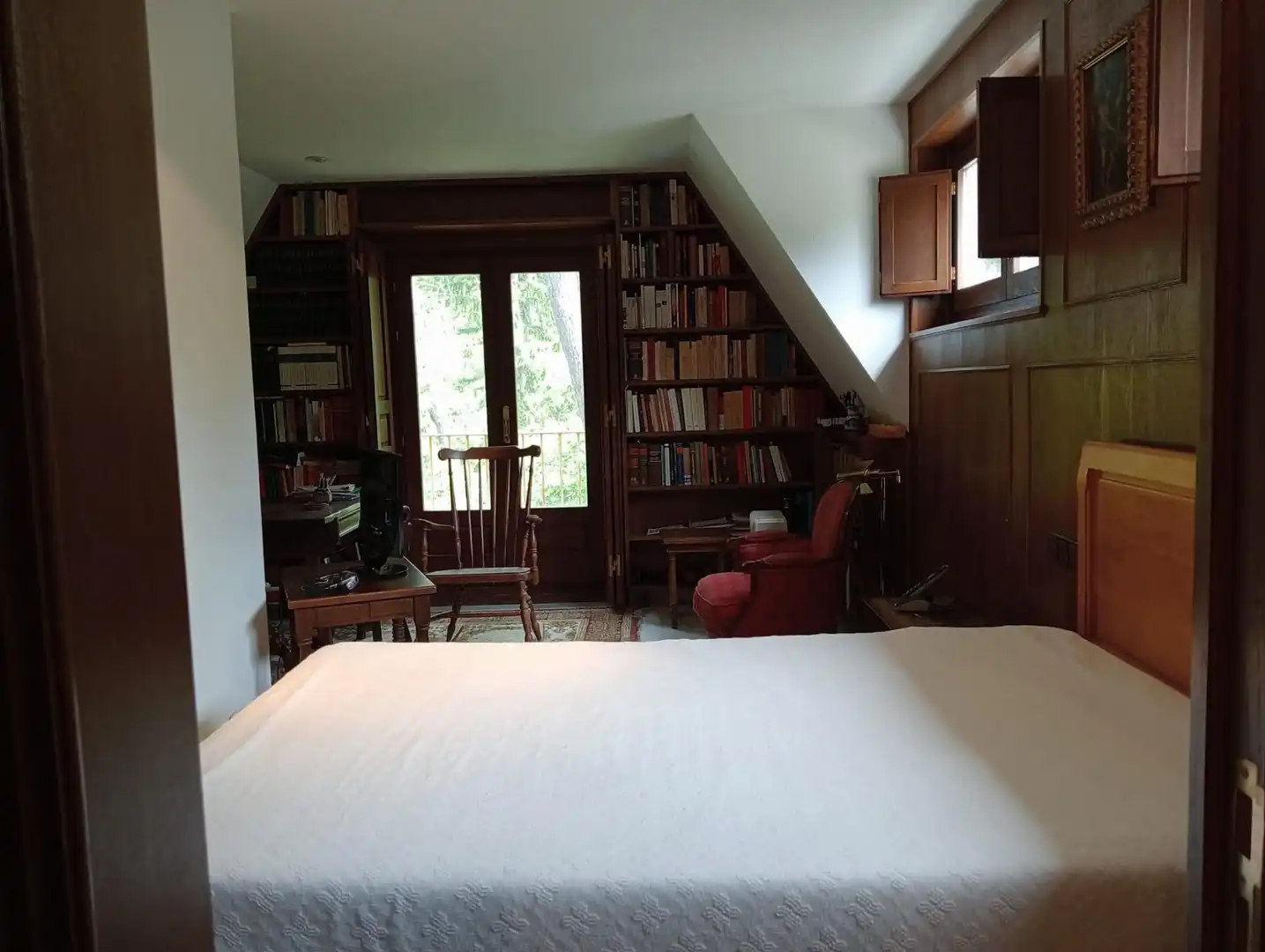 Bedroom of Houses for sale in San Lorenzo de El Escorial  with Terrace, Storage room and Swimming Pool