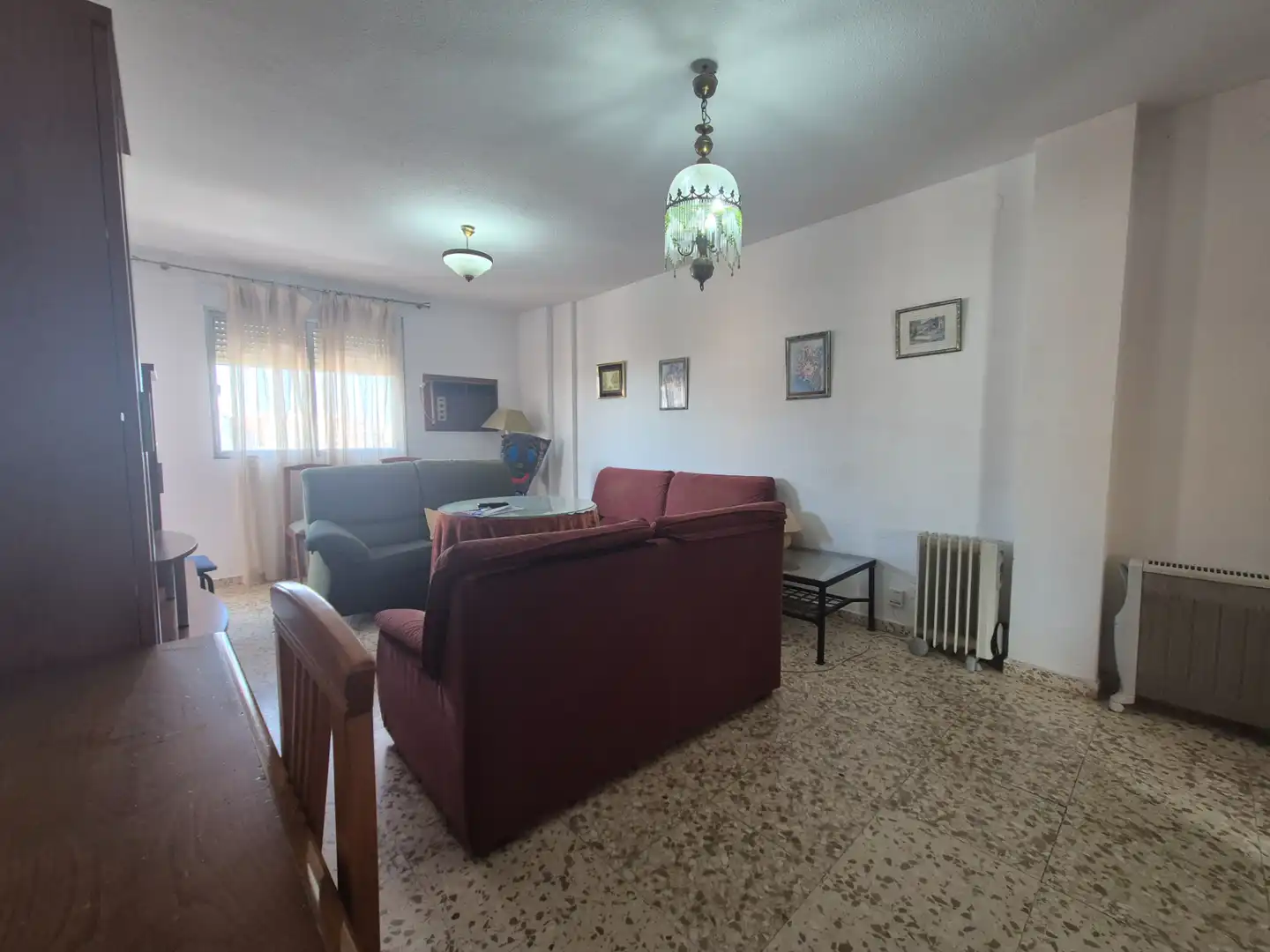 Sala de estar de Piso en venta en Badajoz con Aire acondicionado, Calefacción y Jardín privado