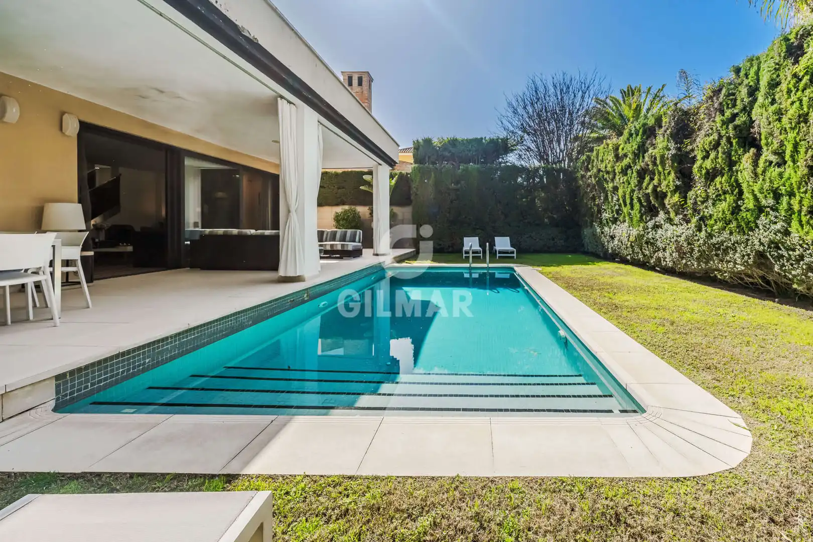 Jardín de Casa o chalet en venta en Bormujos con Calefacción, Jardín privado y Piscina