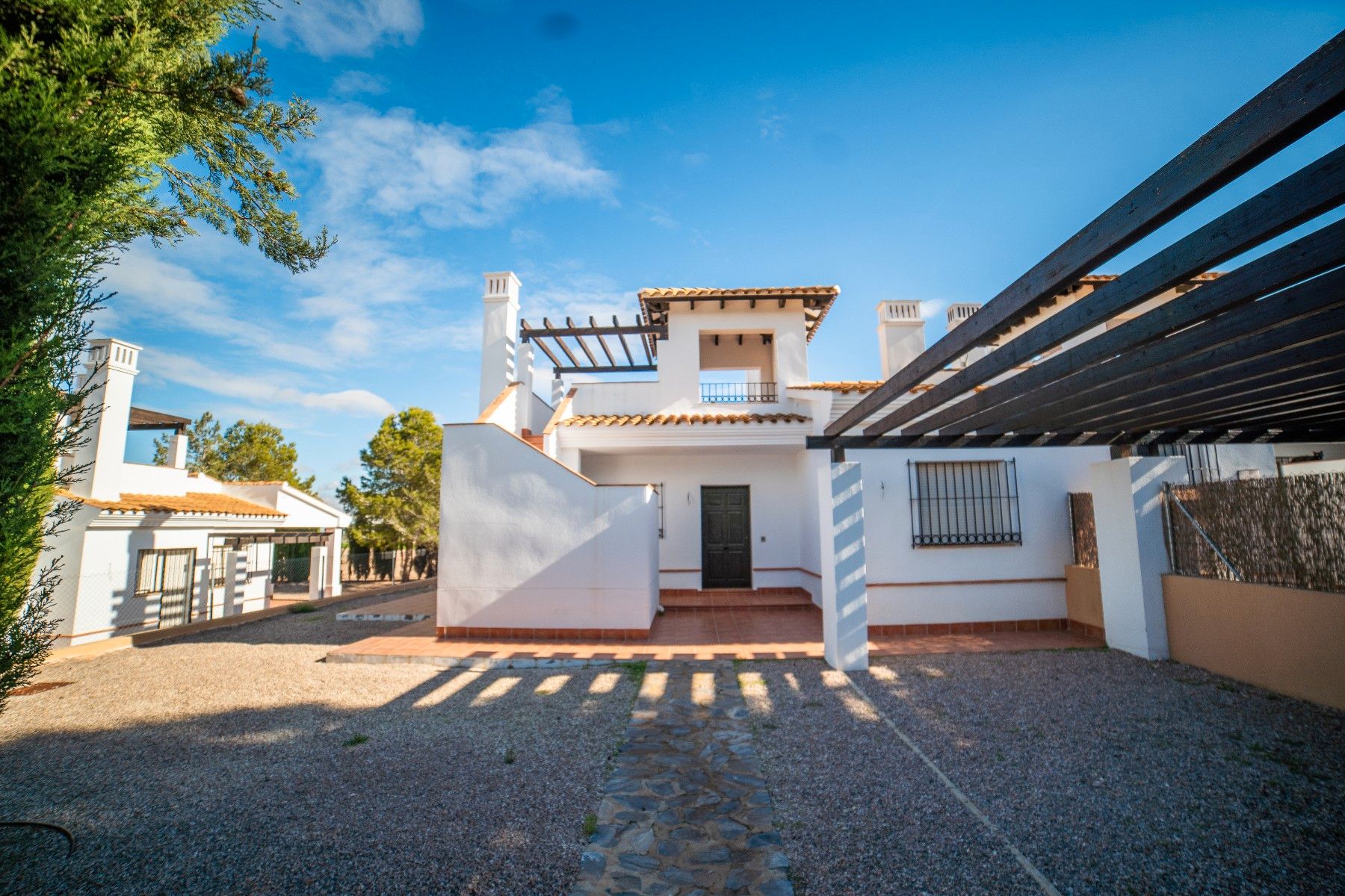 Exterior view of House or chalet for sale in Fuente Álamo de Murcia  with Swimming Pool