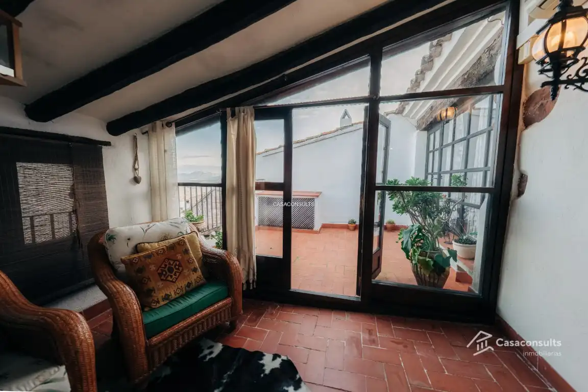 Balcony of Houses for sale in Vilafamés  with Air Conditioner, Heating and Terrace