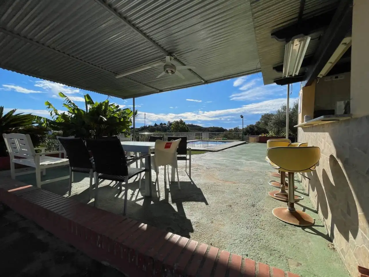 Terraza de Finca rústica en venta en Estepona con Jardín privado y Piscina