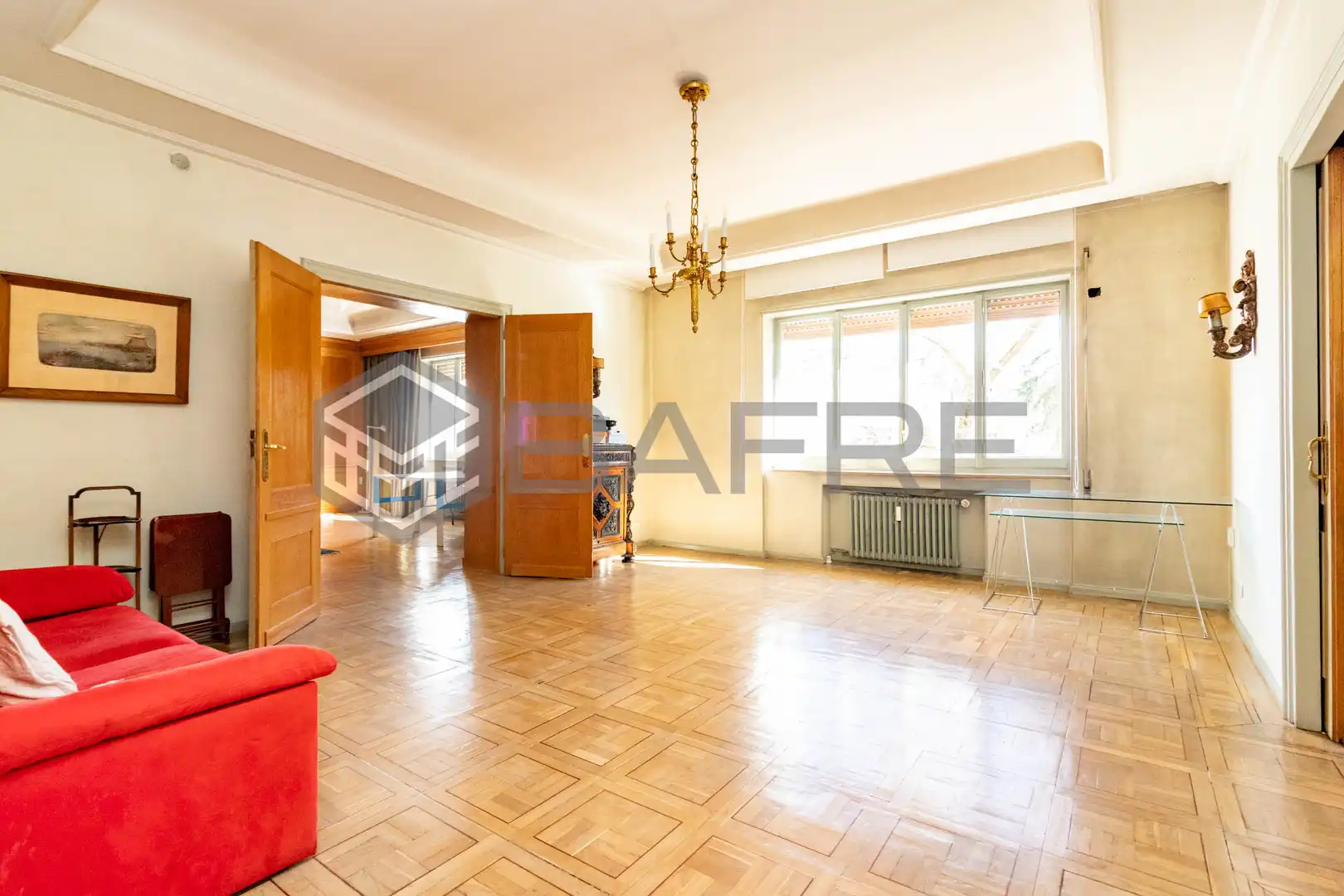 Sala d'estar de Pis en venda en Madrid amb Calefacció, Parquet i Traster