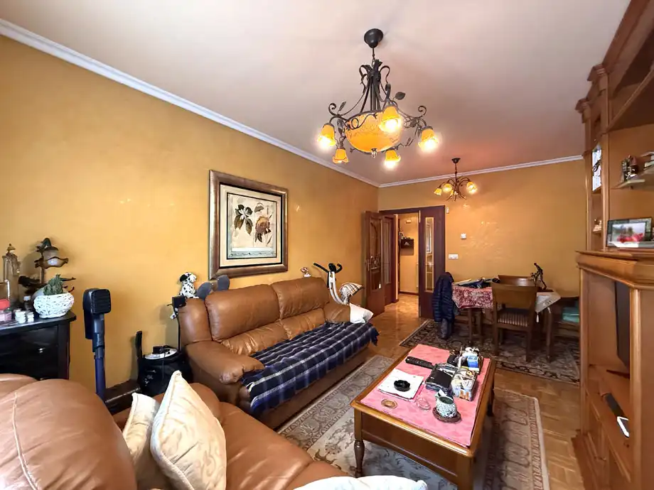Living room of Flat for sale in Vitoria - Gasteiz  with Heating, Parquet flooring and Terrace
