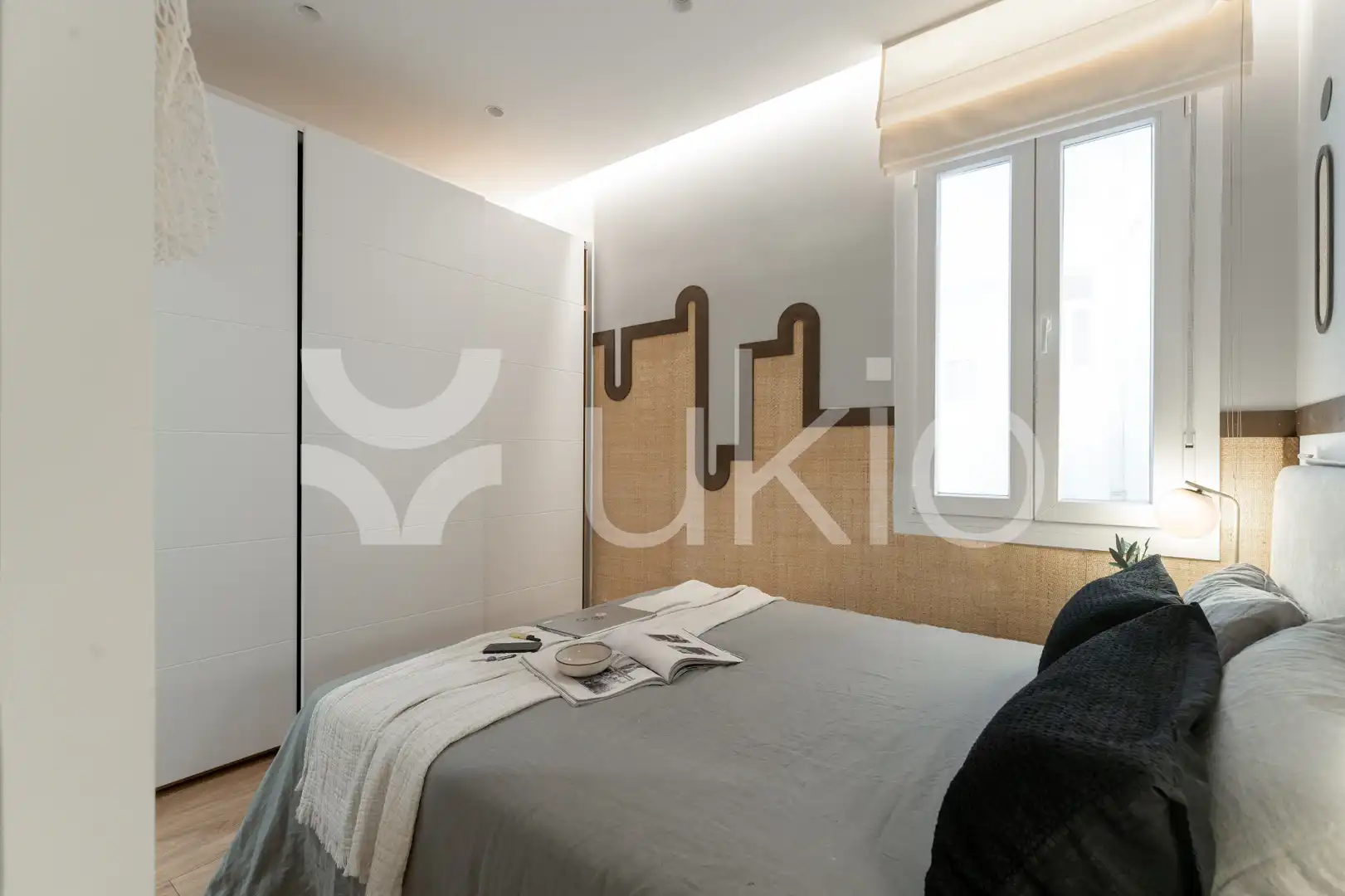 Habitación de Apartamento de alquiler en Madrid con Aire acondicionado, Calefacción y Amueblado