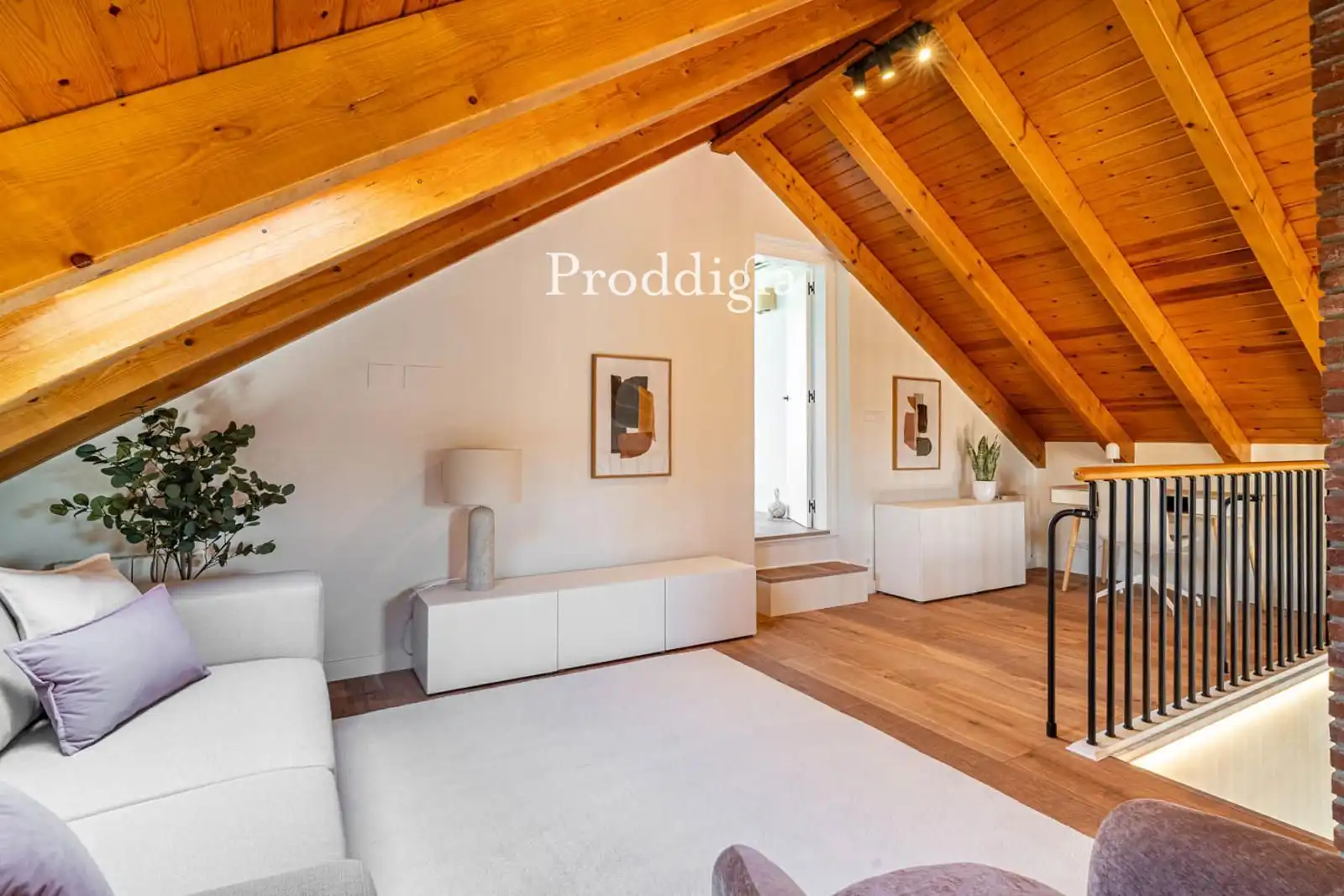 Living room of Houses for rent in Sant Cugat del Vallès  with Air Conditioner, Swimming Pool and Alarm