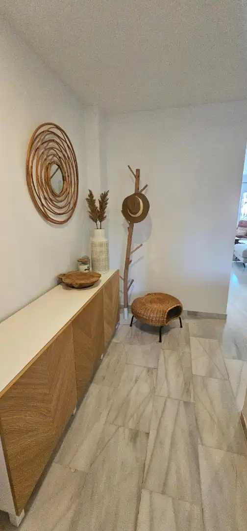 Sala de estar de Casa adosada de alquiler en Alhaurín de la Torre con Aire acondicionado, Jardín privado y Terraza