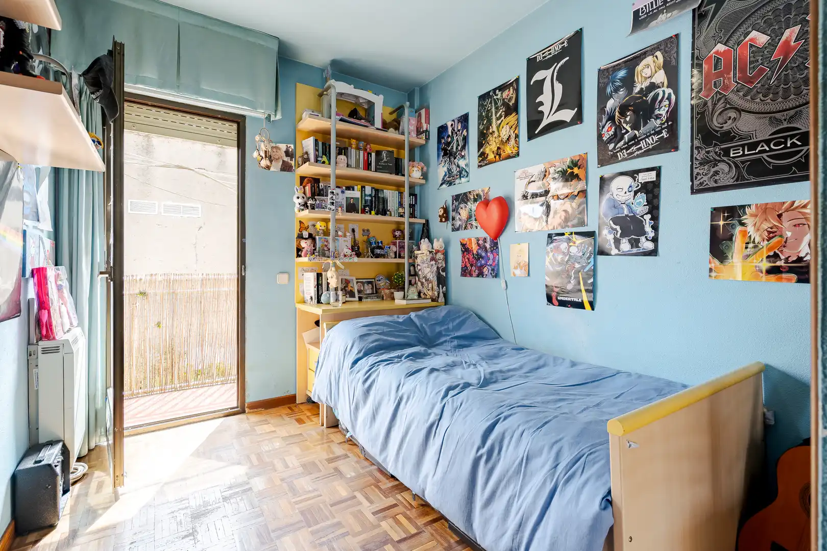 Schlafzimmer von Wohnung zum Verkauf in Madrid mit Privatgarten, Terrasse und Balkon