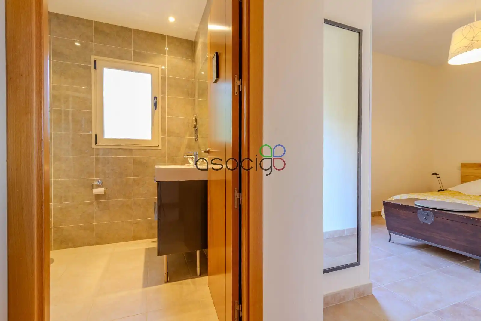 Baño de Casa o chalet en venta en Guadalajara con Aire acondicionado, Calefacción y Jardín privado