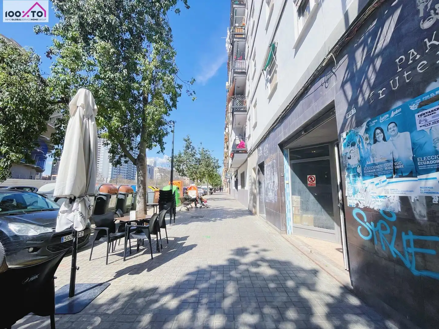 Exterior view of Commercial properties for rent in Valencia