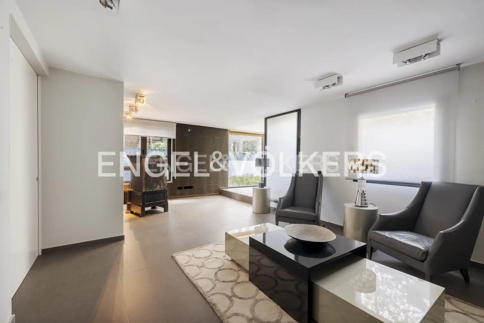 Living room of Houses for sale in Madrid  with Air Conditioner, Heating and Terrace