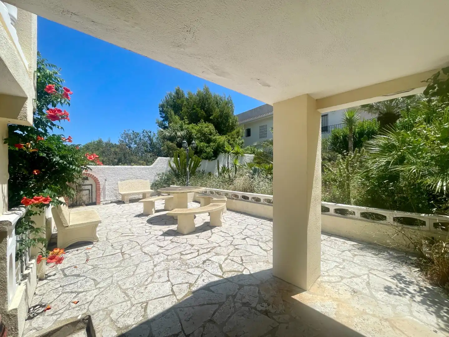 Terraza de Casa o chalet en venta en Peñíscola / Peníscola con Aire acondicionado, Jardín privado y Terraza