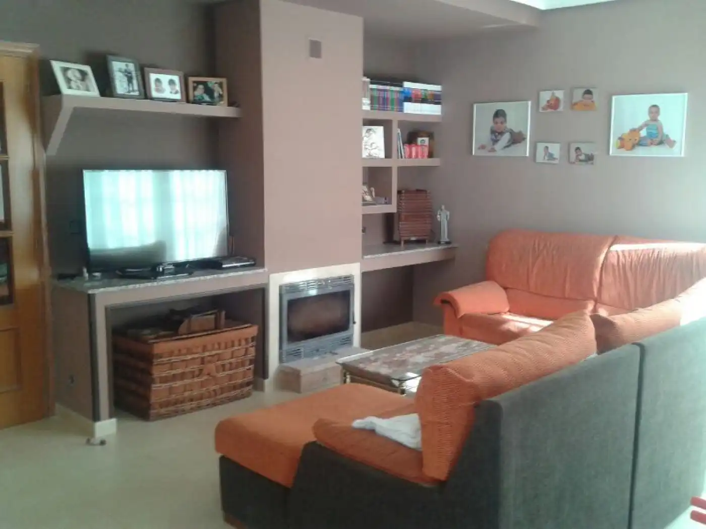 Wohnzimmer von Maisonette zum Verkauf in Baltanás mit Heizung und Abstellraum