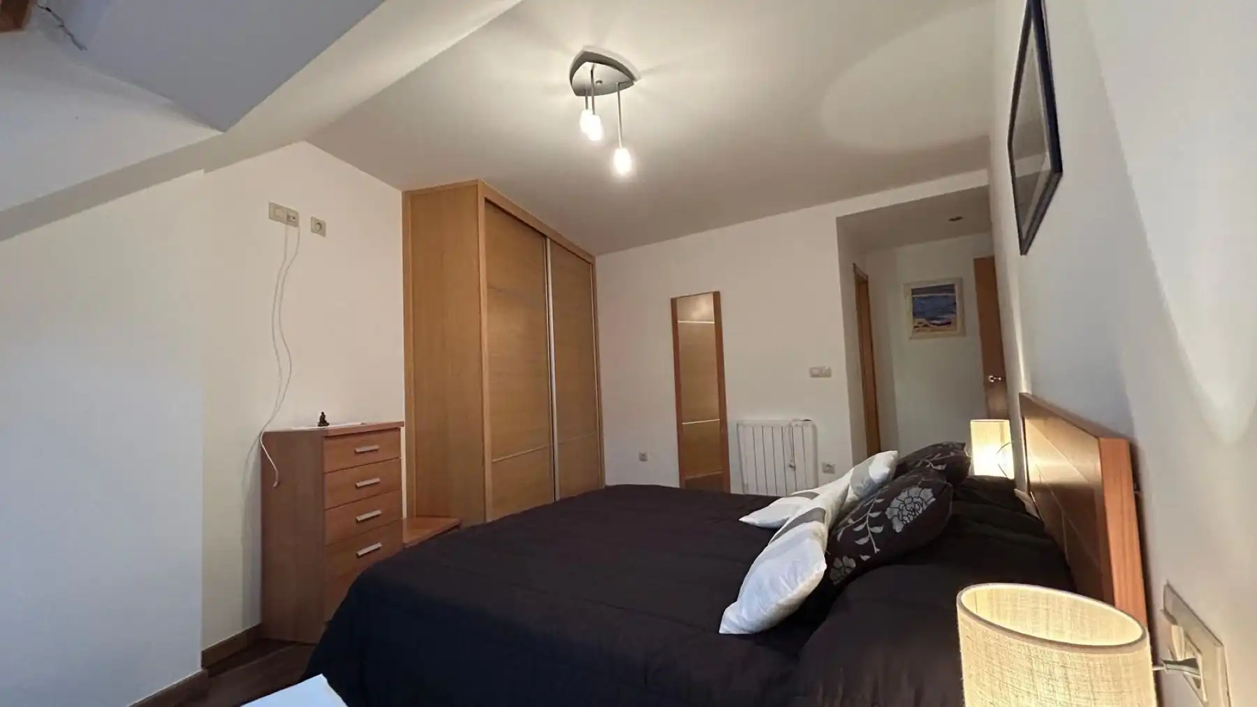 Bedroom of Flat for sale in Ribeira  with Terrace, Furnished and Oven