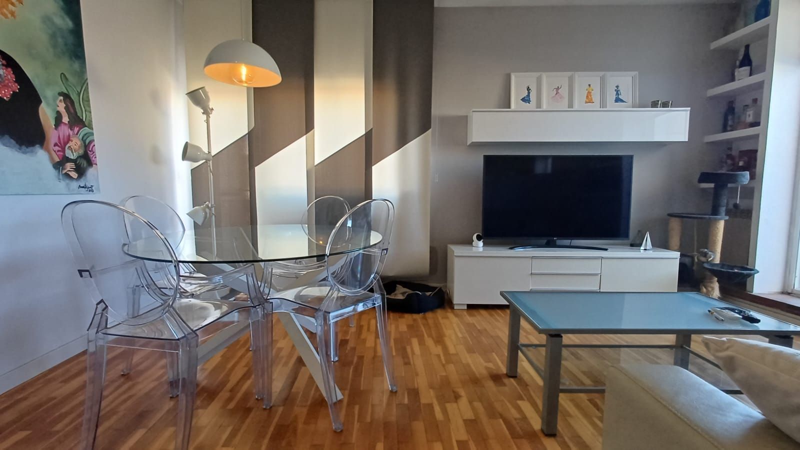 Sala d'estar de Àtic en venda en  Lleida Capital amb Aire condicionat i Calefacció