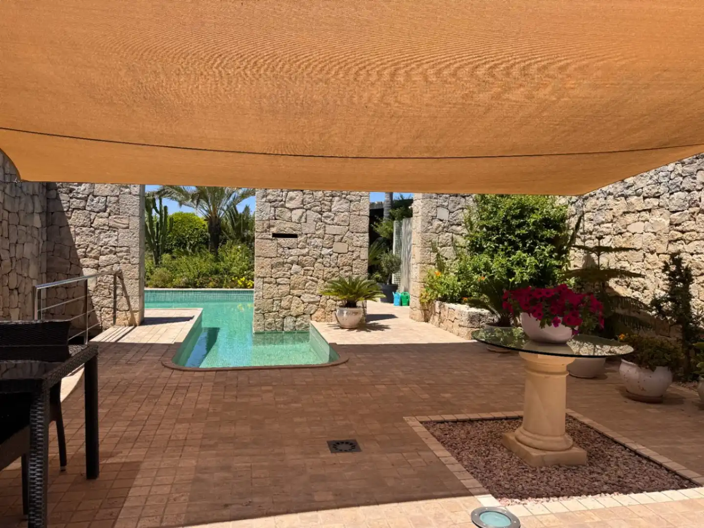 Terraza de Finca rústica en venta en Benissa con Aire acondicionado, Calefacción y Jardín privado