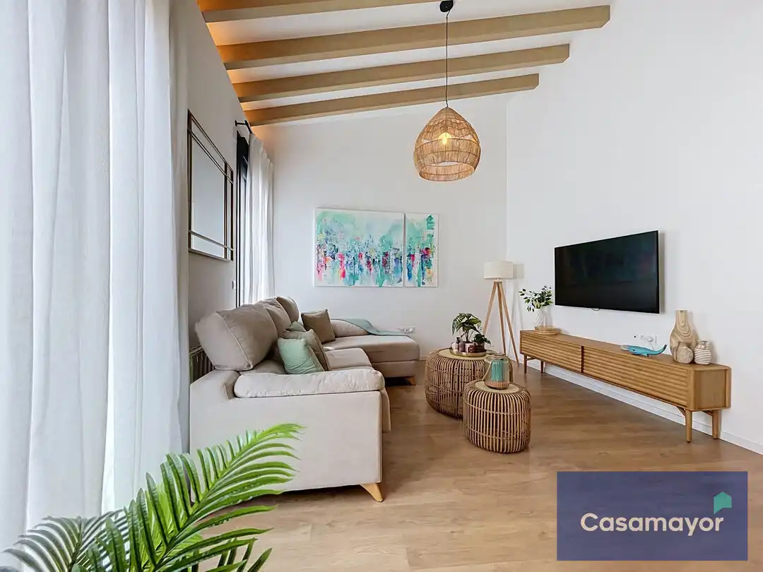 Sala de estar de Piso en venta en Alicante / Alacant con Aire acondicionado, Calefacción y Terraza
