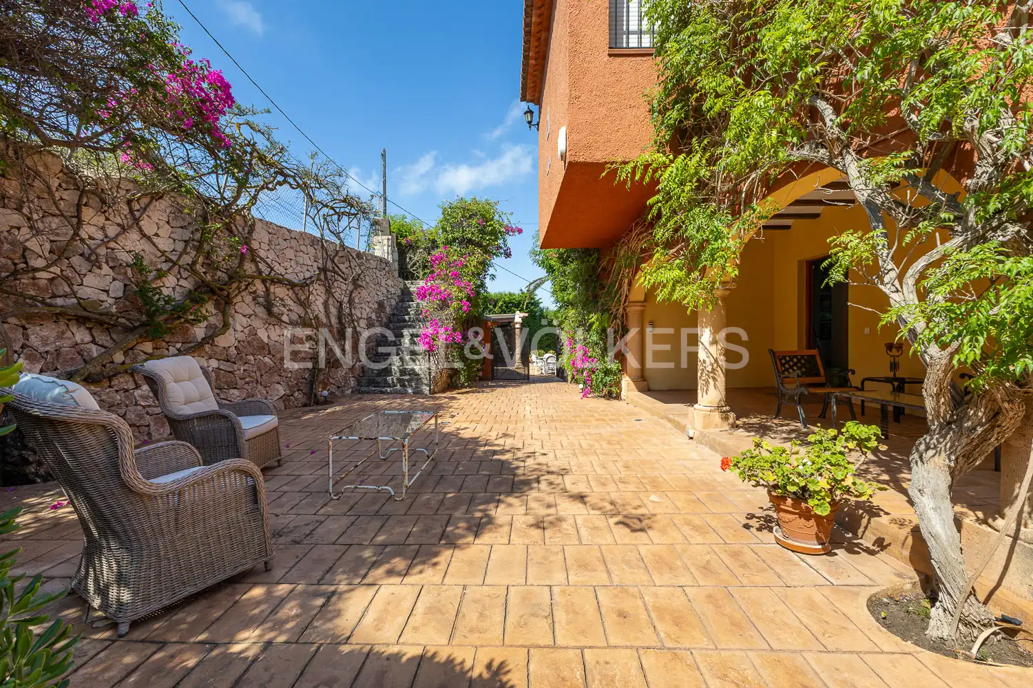 Außenansicht von Haus oder Chalet zur Miete in Jávea / Xàbia mit Klimaanlage, Heizung und Privatgarten