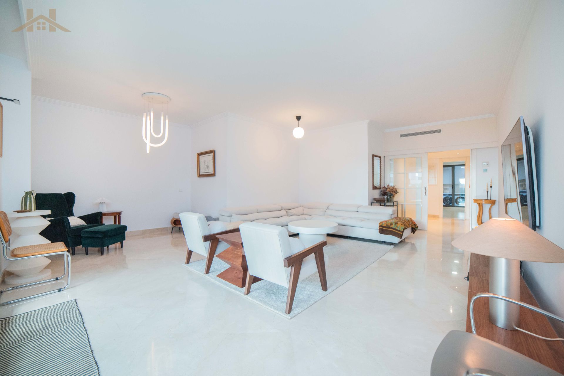 Living room of Flat for sale in Pozuelo de Alarcón  with Air Conditioner, Heating and Private garden