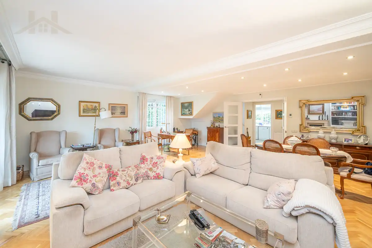 Living room of Houses for sale in Torrelodones  with Air Conditioner, Heating and Private garden