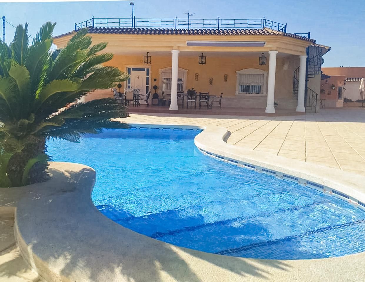 Piscina de Casa o xalet en venda en Elche / Elx amb Aire condicionat, Jardí privat i Piscina