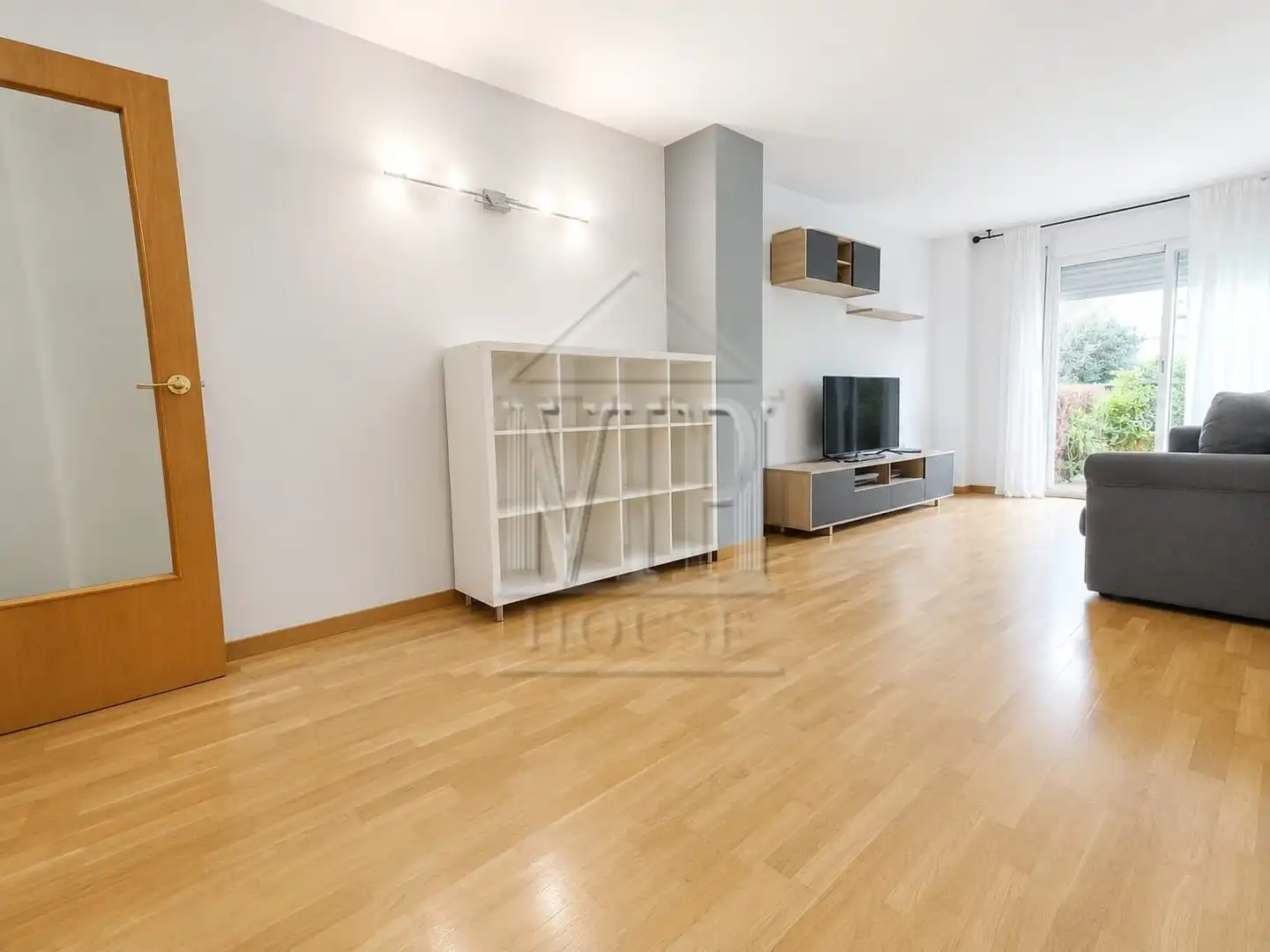 Sala de estar de Piso en venta en Badalona con Aire acondicionado, Calefacción y Parquet