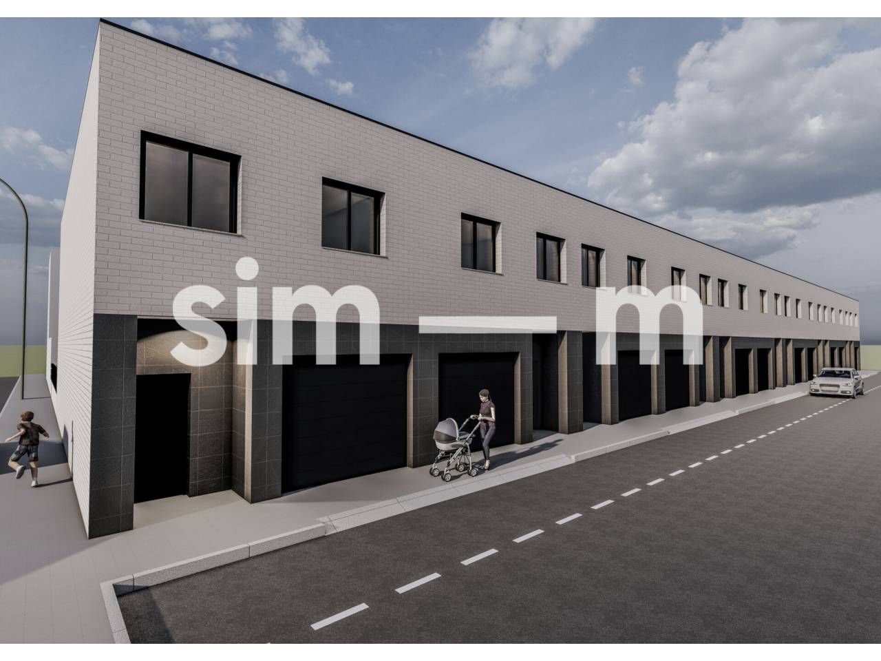 Vista exterior de Casa o xalet en venda en Manlleu amb Calefacció, Jardí privat i Terrassa