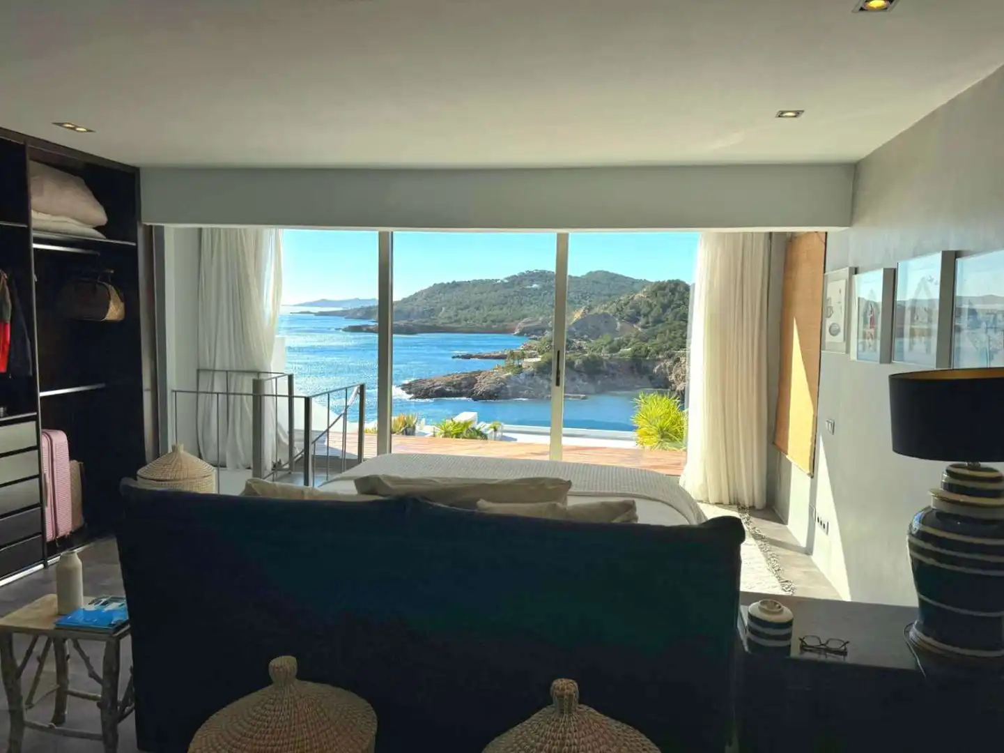 Living room of Duplexes for rent in Santa Eulària des Riu  with Air Conditioner, Heating and Terrace