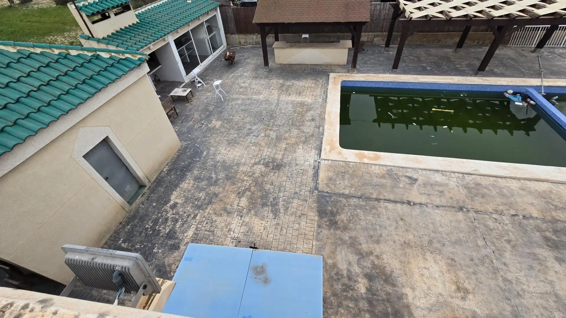 Piscina de Casa o xalet en venda en Elche / Elx amb Aire condicionat, Terrassa i Traster