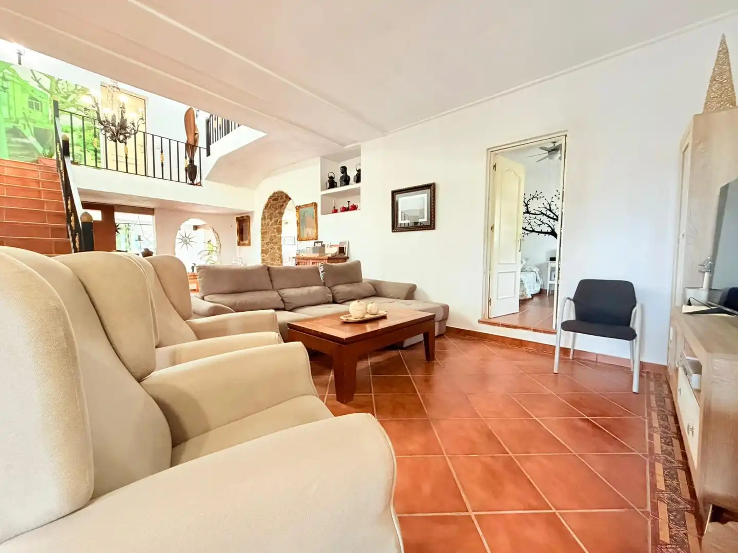 Sala de estar de Casa o chalet en venta en Algeciras con Jardín privado y Piscina
