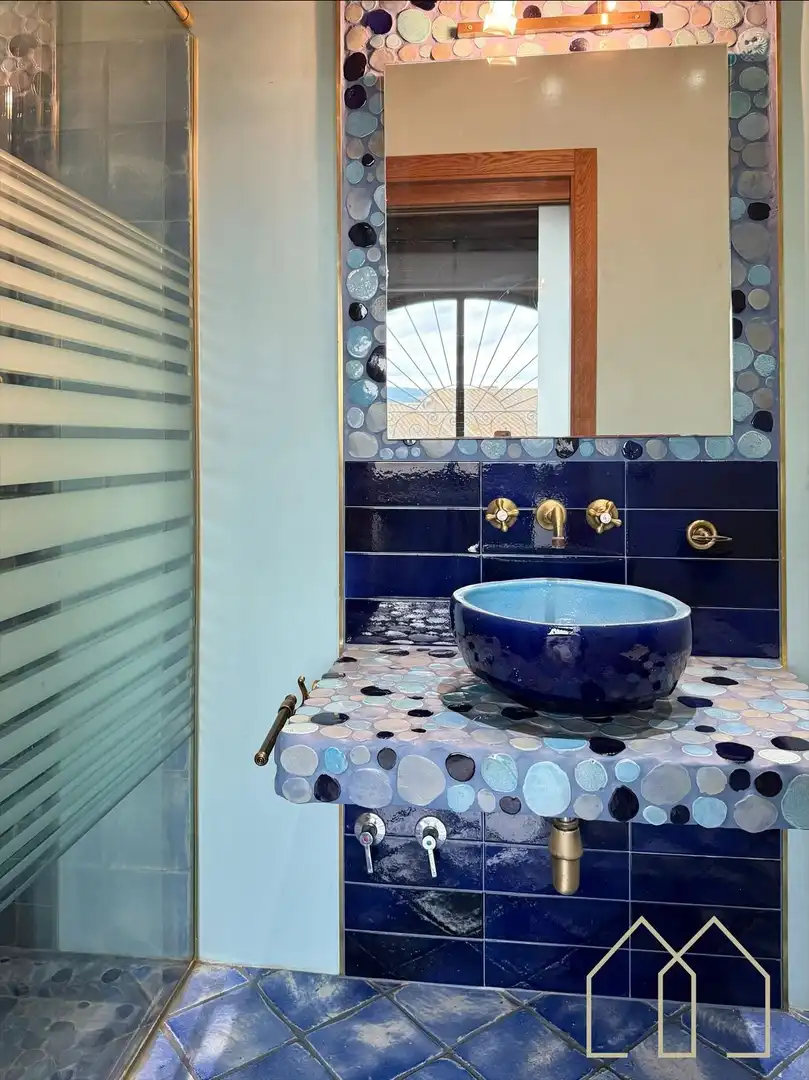 Baño de Casa o chalet en venta en Sant Joan de Mollet con Aire acondicionado, Calefacción y Jardín privado