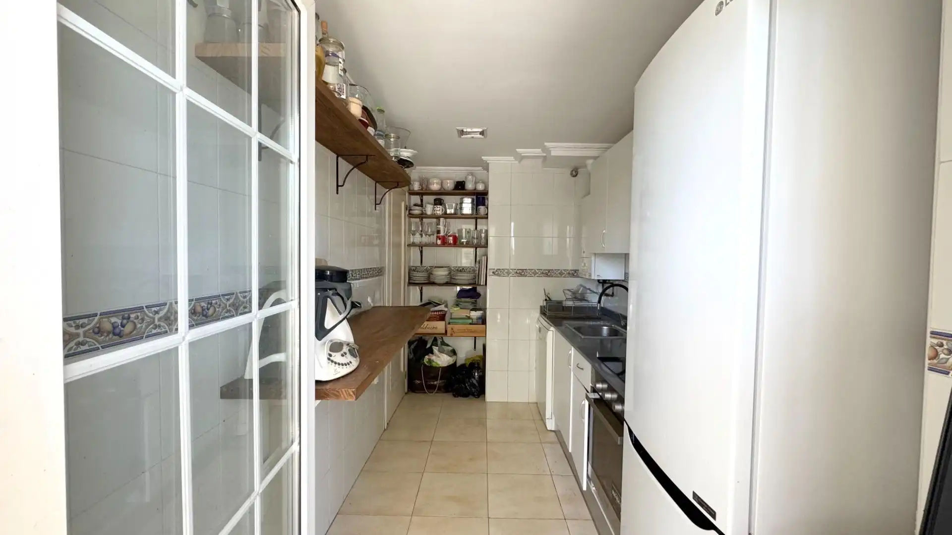Kitchen of Flat for sale in Piélagos  with Heating, Terrace and Furnished