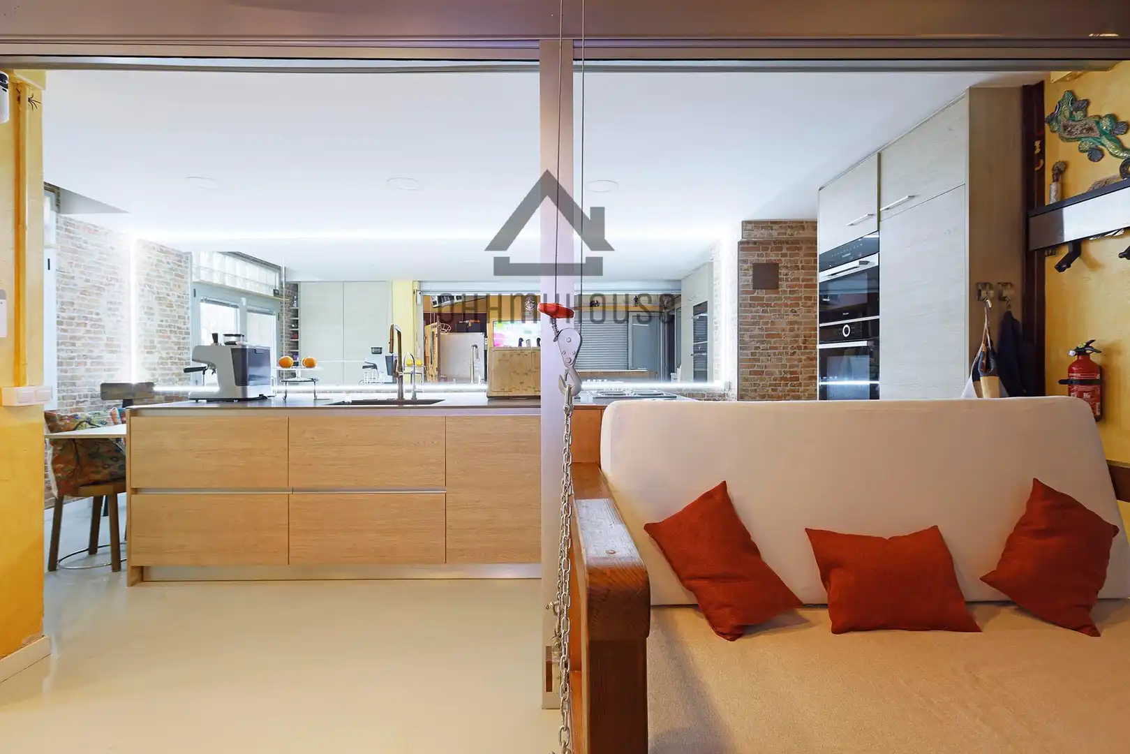 Kitchen of Duplexes for sale in Barcelona  with Air Conditioner, Parquet flooring and Terrace