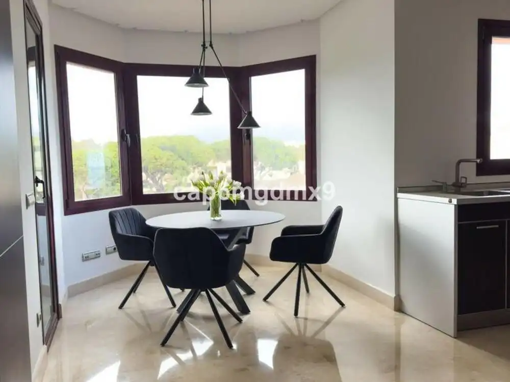 Dining room of Attic for rent in Marbella  with Air Conditioner, Terrace and Storage room