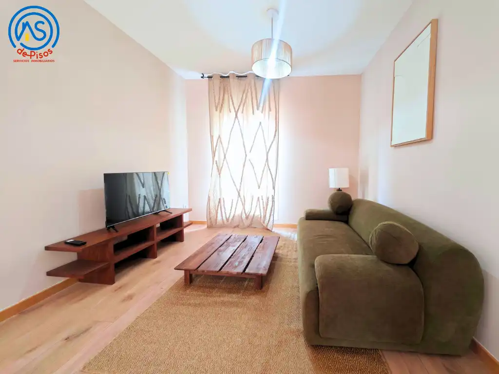 Sala d'estar de Apartament de lloguer en Zaragoza amb Calefacció, Parquet i Moblat