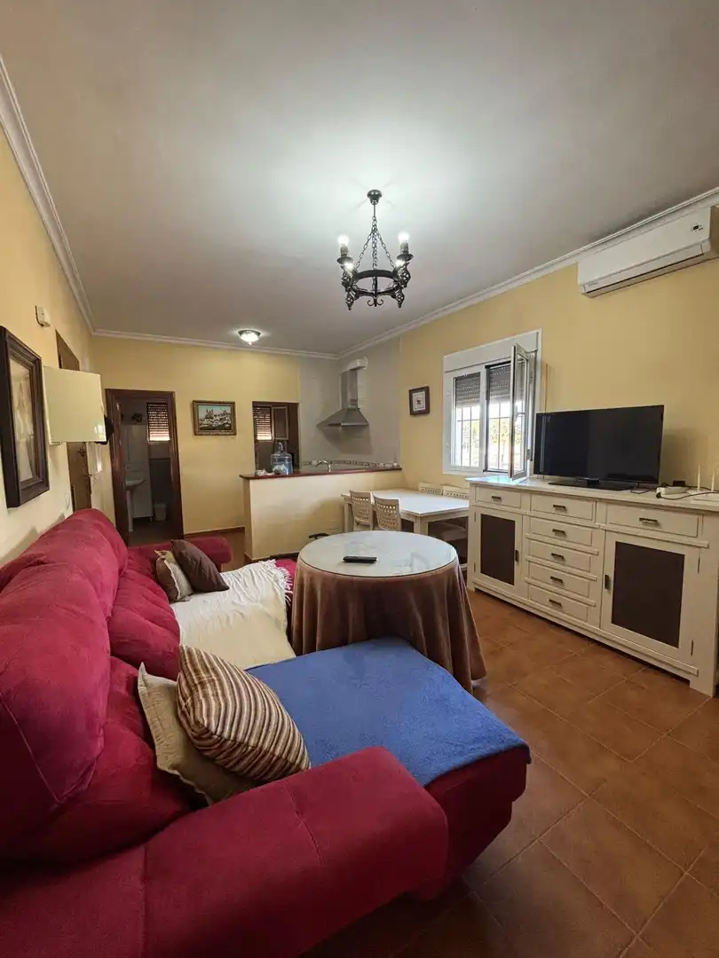 Sala de estar de Casa o chalet en venta en Arahal con Jardín privado y Piscina comunitaria