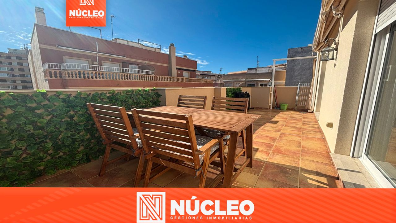 Terrace of Flat for sale in Torrevieja  with Air Conditioner, Terrace and Furnished