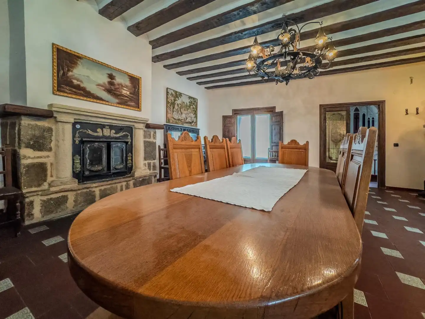 Dining room of Country homes for sale in Briviesca  with Heating, Private garden and Terrace