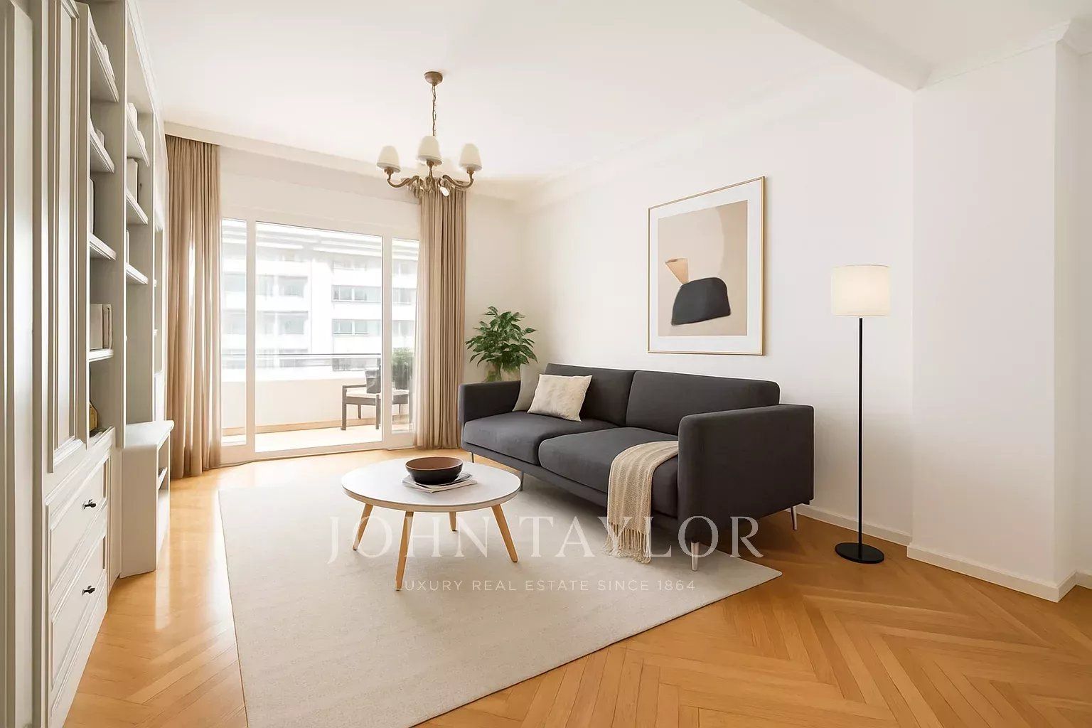 Living room of Flat to rent in  Madrid Capital  with Air Conditioner, Heating and Terrace