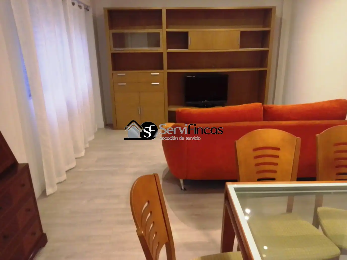 Living room of Flat for rent in Madrid  with Air Conditioner, Terrace and Furnished