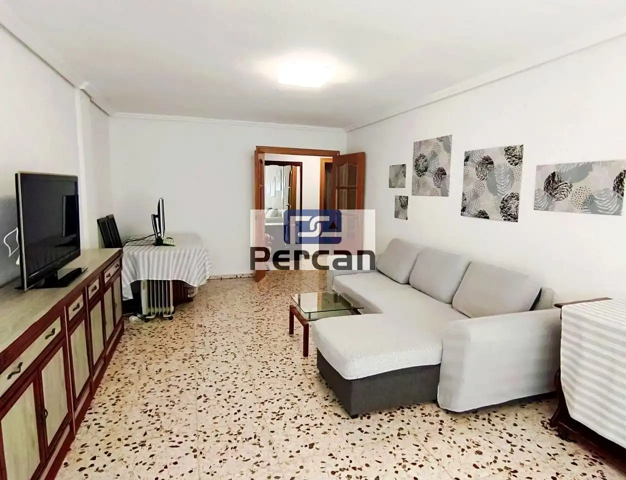 Wohnzimmer von Wohnung zum Verkauf in El Campello mit Klimaanlage und Möbliert