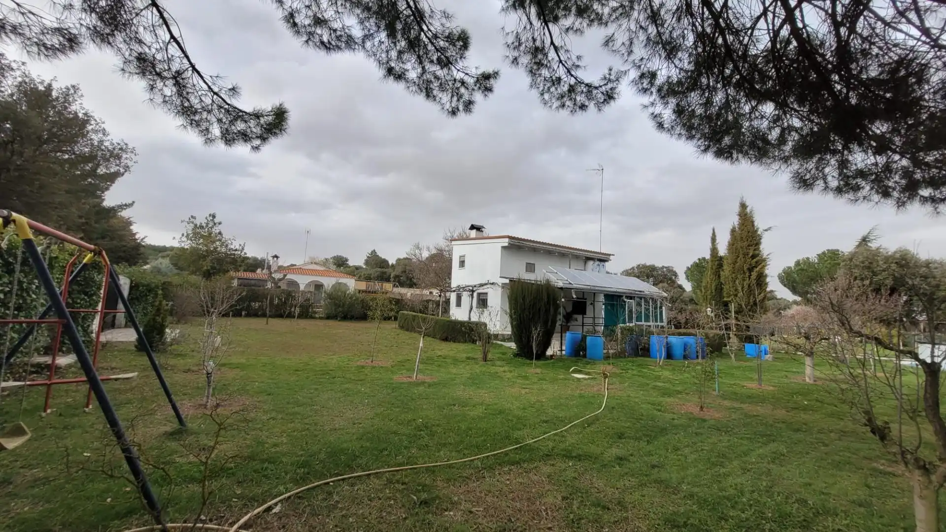 Exterior view of Houses for sale in Terradillos  with Private garden and Swimming Pool