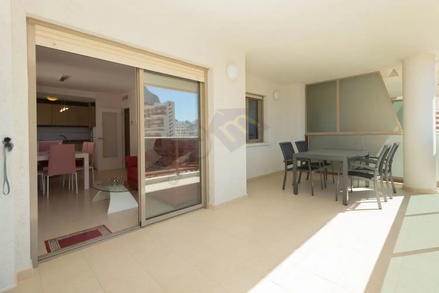 Terrassa de Apartament en venda en Calpe / Calp amb Aire condicionat, Calefacció i Terrassa